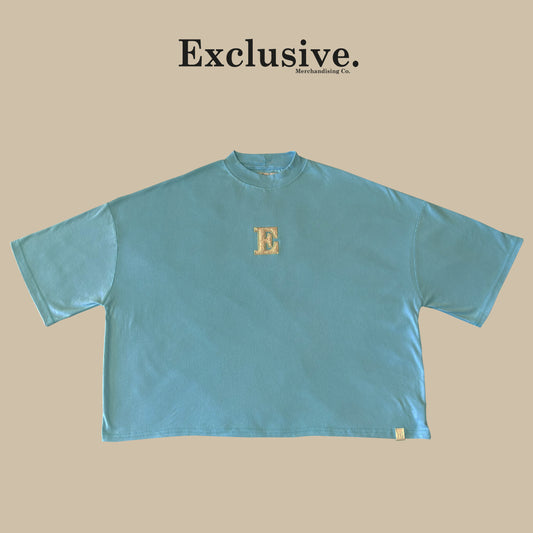 Blue Oversize Boxifit Premium Tee