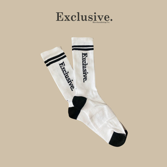 White Cotton sock