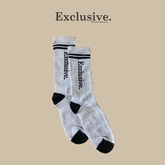 Gray Cotton Sock